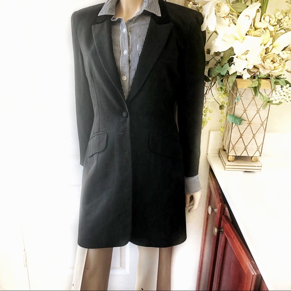 Vintage Express Comp. Long Dress Coat/Light Trench - Picture 4 of 8